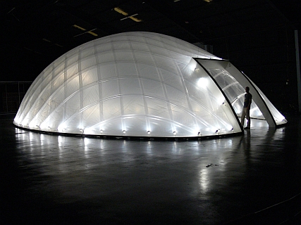 Inflatable structure: Lattice shell 